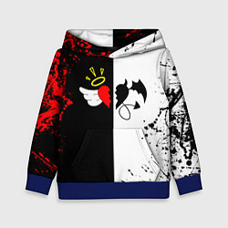 Толстовка-худи детская Payton Moormeier спина, цвет: 3D-синий