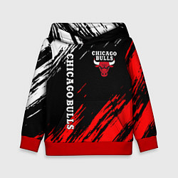 Толстовка-худи детская CHICAGO BULLS, цвет: 3D-красный