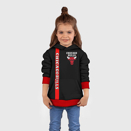 Детская толстовка CHICAGO BULLS / 3D-Красный – фото 4