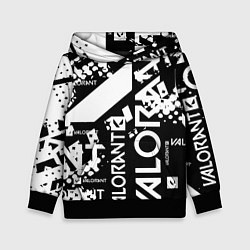 Толстовка-худи детская Valorant, цвет: 3D-черный