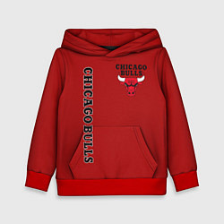 Толстовка-худи детская CHICAGO BULLS, цвет: 3D-красный