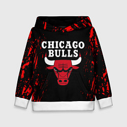 Толстовка-худи детская CHICAGO BULLS, цвет: 3D-белый