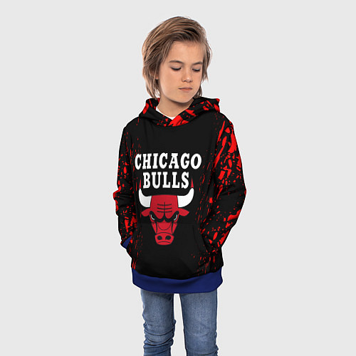 Детская толстовка CHICAGO BULLS / 3D-Синий – фото 3