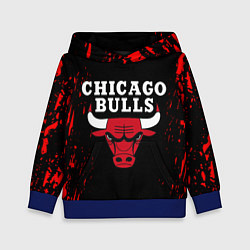 Толстовка-худи детская CHICAGO BULLS, цвет: 3D-синий