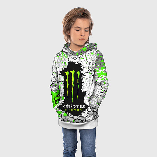 Детская толстовка MONSTER ENERGY Z / 3D-Белый – фото 3