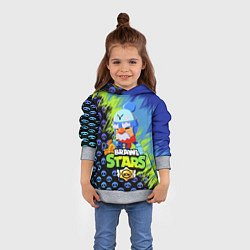 Толстовка-худи детская BRAWL STARS GALE, цвет: 3D-меланж — фото 2