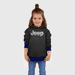 Толстовка-худи детская Jeep Z, цвет: 3D-синий — фото 2