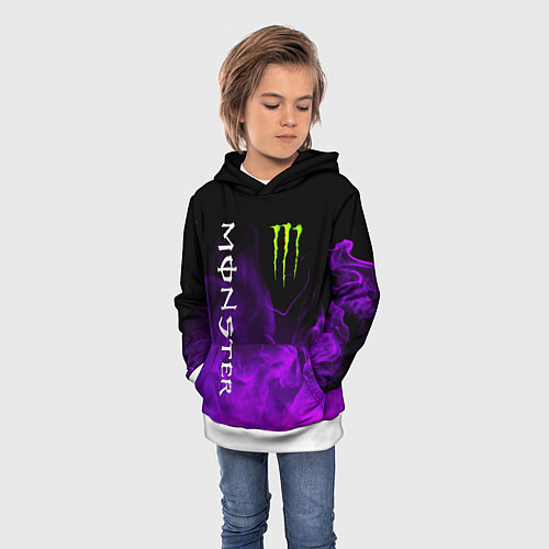 Детская толстовка MONSTER ENERGY / 3D-Белый – фото 3