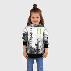 Толстовка-худи детская MONSTER ENERGY, цвет: 3D-черный — фото 2