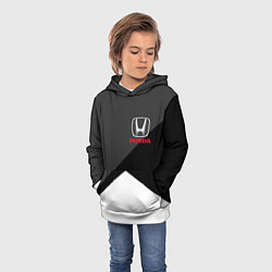 Толстовка-худи детская HONDA, цвет: 3D-белый — фото 2
