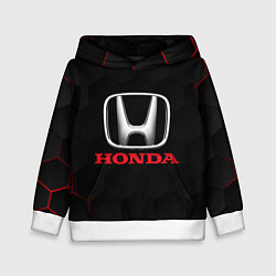 Толстовка-худи детская HONDA, цвет: 3D-белый