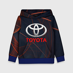 Толстовка-худи детская TOYOTA, цвет: 3D-синий