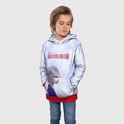 Толстовка-худи детская Bloodlines 2, цвет: 3D-красный — фото 2