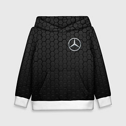 Толстовка-худи детская MERCEDES-BENZ AMG, цвет: 3D-белый
