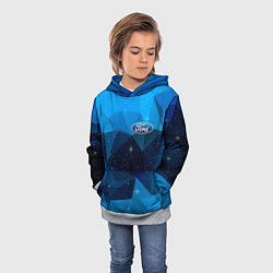 Толстовка-худи детская FORD, цвет: 3D-меланж — фото 2