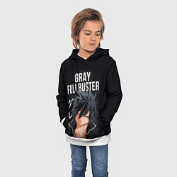 Толстовка-худи детская FAIRY TAIL ХВОСТ ФЕИ, цвет: 3D-белый — фото 2