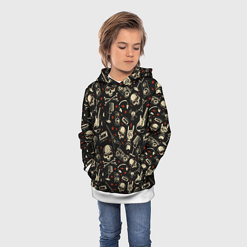 Детская толстовка Heavy Metal / 3D-Белый – фото 3
