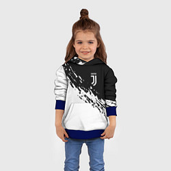 Толстовка-худи детская JUVENTUS, цвет: 3D-синий — фото 2