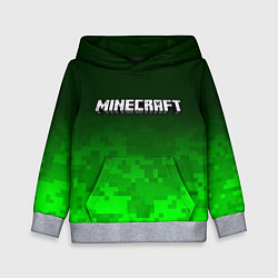 Толстовка-худи детская MINECRAFT МАЙНКРАФТ, цвет: 3D-меланж