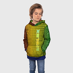 Толстовка-худи детская Roblox, цвет: 3D-синий — фото 2
