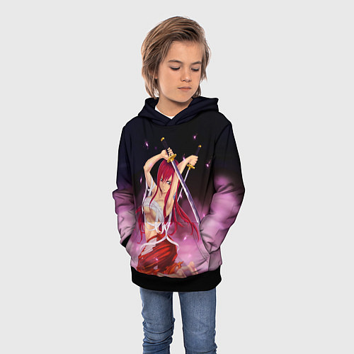 Детская толстовка FAIRY TAIL ХВОСТ ФЕИ / 3D-Черный – фото 3