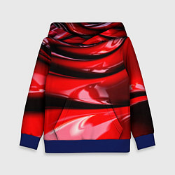 Толстовка-худи детская ТЕКСТУРА, цвет: 3D-синий