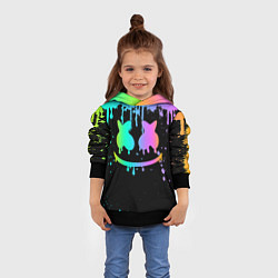 Толстовка-худи детская MARSHMELLO, цвет: 3D-черный — фото 2