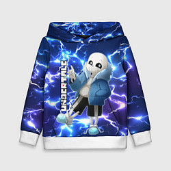 Толстовка-худи детская UNDERTALE АНДЕРТЕЙЛ, цвет: 3D-белый