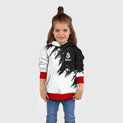 Детская толстовка Sabaton / 3D-Красный – фото 4