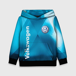 Толстовка-худи детская VOLKSWAGEN, цвет: 3D-черный
