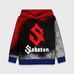 Толстовка-худи детская Sabaton, цвет: 3D-синий