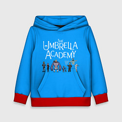 Толстовка-худи детская The umbrella academy, цвет: 3D-красный