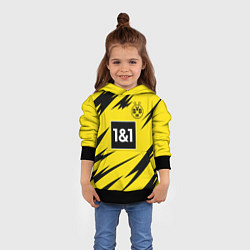 Толстовка-худи детская Reus Borussia Dortmund 20-21, цвет: 3D-черный — фото 2