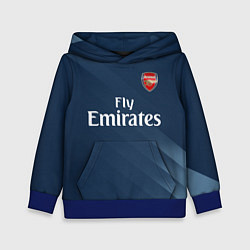 Толстовка-худи детская ARSENAL, цвет: 3D-синий