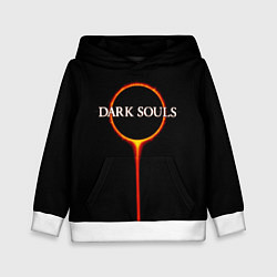 Толстовка-худи детская Dark Souls, цвет: 3D-белый