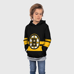 Толстовка-худи детская BOSTON BRUINS NHL, цвет: 3D-меланж — фото 2