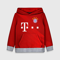 Толстовка-худи детская FC Bayern Munchen, цвет: 3D-меланж