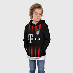 Толстовка-худи детская FC Bayern Munchen, цвет: 3D-белый — фото 2
