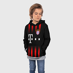 Толстовка-худи детская FC Bayern Munchen, цвет: 3D-меланж — фото 2
