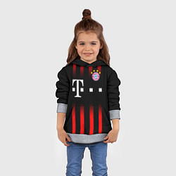 Толстовка-худи детская FC Bayern Munchen, цвет: 3D-меланж — фото 2