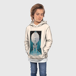 Толстовка-худи детская Star Trek, цвет: 3D-белый — фото 2