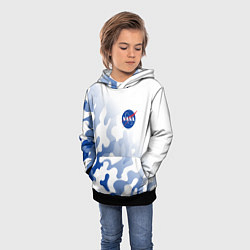 Толстовка-худи детская NASA НАСА, цвет: 3D-черный — фото 2