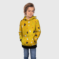 Толстовка-худи детская СЕЙЛОР МУН, цвет: 3D-черный — фото 2