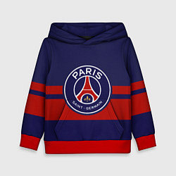 Толстовка-худи детская PSG, цвет: 3D-красный