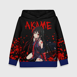 Толстовка-худи детская Убийца Акаме, цвет: 3D-синий