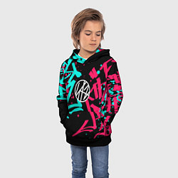 Толстовка-худи детская Stray Kids, цвет: 3D-черный — фото 2