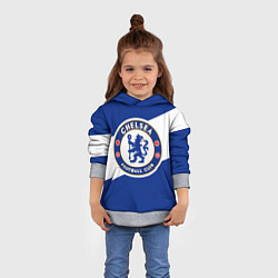 Толстовка-худи детская Chelsea SPORT, цвет: 3D-меланж — фото 2