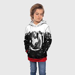 Толстовка-худи детская Five Nights At Freddys - Puppet, цвет: 3D-красный — фото 2