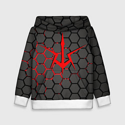 Толстовка-худи детская КОД ГИАСС, цвет: 3D-белый