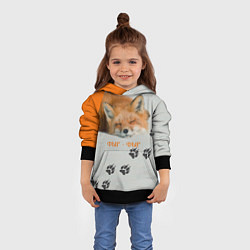 Толстовка-худи детская Фыр-Фыр, цвет: 3D-черный — фото 2